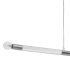 Lampa wisząca BASTONE WHITE / CHROME 2xE14