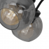 Lampa sufitowa SOFIA SMOKED 5xE27