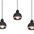 Lampa wisząca OVAL BLACK 3xE27