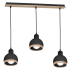 Lampa wisząca OVAL BLACK 3xE27