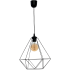 Lampa wisząca BASKET BLACK 1xE27