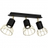 Lampa sufitowa DANTE Black/Gold 3x mini GU10