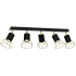 Lampa sufitowa DANTE Black/Gold 5x mini GU10