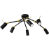 Lampa sufitowa IRIS Black/Gold 6x mini GU10