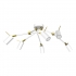 Lampa sufitowa IRIS White/Gold 6x mini GU10