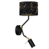 Kinkiet SENSO Black/Gold 1xE27 + 1x mini GU10