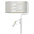 Lampa podłogowa SENSO White/Gold 1xE27 + 1x mini GU10