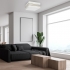 Lampa sufitowa Kwadrat ULTIMO WHITE 2xE27