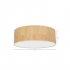 Lampa sufitowa CORK White/Cork 3xE27  Ø60cm