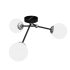 Lampa sufitowa JOY BLACK 3xE14