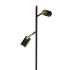 Lampa podłogowa JOKER BLACK/GOLD 2xGU10