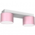 Lampa sufitowa DIXIE Pink/White  2xGX53