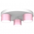 Lampa sufitowa DIXIE Pink/White  3xGX53