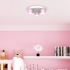 Lampa sufitowa DIXIE Pink/White  3xGX53