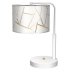 Lampka nocna ZIGGY WHITE White/Gold 1xE27