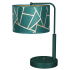 Lampka nocna ZIGGY GREEN Gold/Bottle green  1xE27