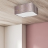 Lampa sufitowa ZIGGY PINK Gold/Pink 2xE27