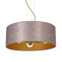 Lampa wisząca ZIGGY PINK Gold/Pink 3xE27