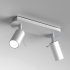 Lampa sufitowa PRESTON WHITE/CHROME 2x mini GU10