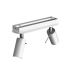 Lampa sufitowa PRESTON WHITE/CHROME 2x mini GU10