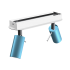 Lampa sufitowa PRESTON BLUE/WHITE 2x mini GU10