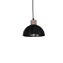 Lampa wisząca ERIK Sawn black/Patinated wood 2XE27