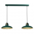 Lampa wisząca FELIX GREEN/GOLD 2xE27