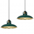 Lampa wisząca FELIX GREEN/GOLD 2xE27