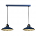 Lampa wisząca FELIX NAVY BLUE/GOLD 2xE27