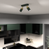 Lampa sufitowa JOKER GREEN/GOLD 2xGU10