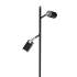 Lampa podłogowa JOKER BLACK/CHROME 2xGU10