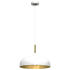 Lampa wisząca LINCOLN WHITE/GOLD 1xE27 35cm