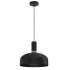 Lampa wisząca MALMO BLACK/WOOD 1xE27