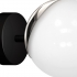 Kinkiet SFERA BLACK/CHROME 1xE14