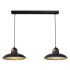 Lampa wisząca FELIX BLACK/GOLD 2xE27