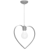 Lampa wisząca AMORE GREY 1xE27