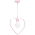 Lampa wisząca AMORE PINK 1xE27