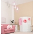 Lampa wisząca AMORE PINK 3xE27